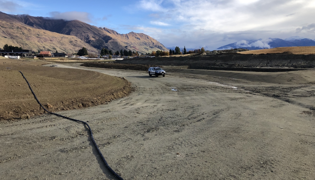Earthworks progess June 2022 - 2
